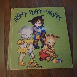 Fluffy Puffy And Muffy Vintage Children's Book